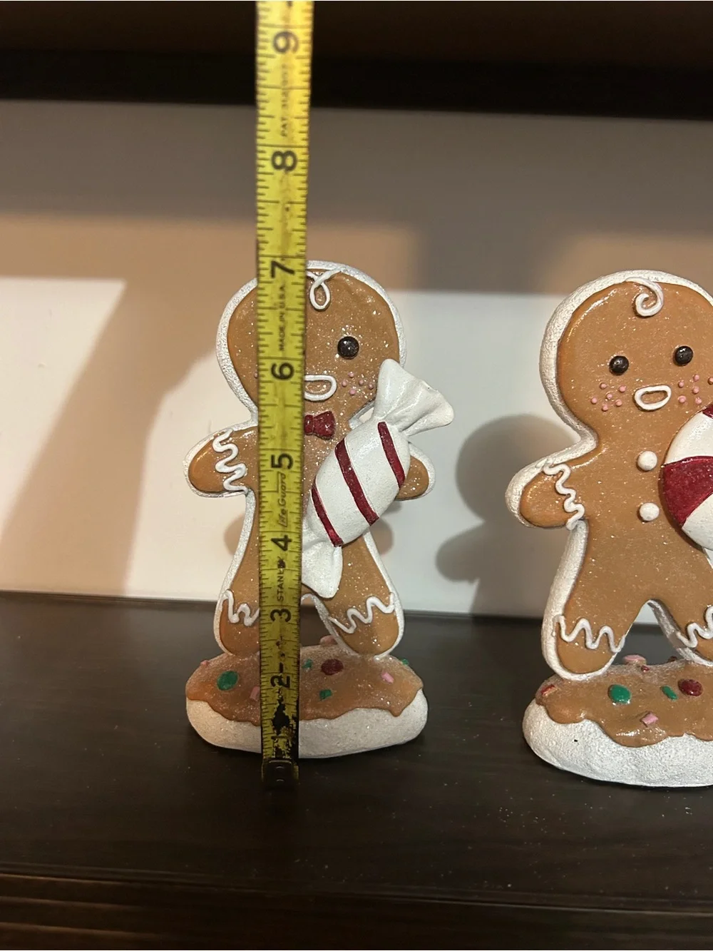 Gingerbread man Christmas decor figurines by Regency International